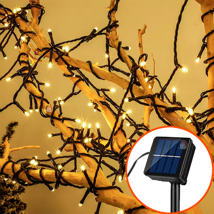 Luces Navidad  Energía Solar Prem 200Led